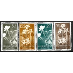Guinea Española. 1956. Serie Completa (Nuevo, con señal de fijsellos) Pro Indígenas