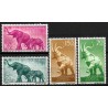 Guinea Española. 1957. Serie Completa (Nuevo, con señal de fijasellos) Día del Sello