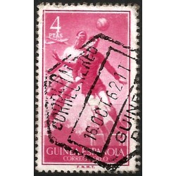 Guinea Española. 1955-56. 4 Pesetas (Usado) Campeonato de Fútbol