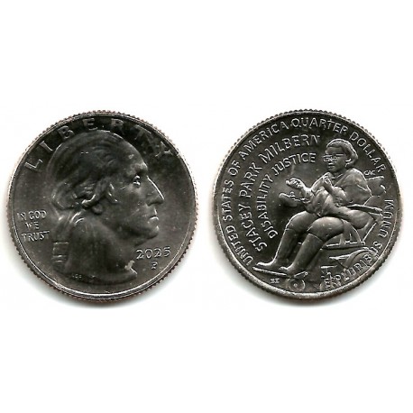 Estados Unidos de América. 2025(P). Quarter Dollar (SC) Stacey Park Milbern