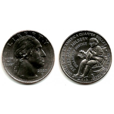 Estados Unidos de América. 2025(D). Quarter Dollar (SC) Stacey Park Milbern