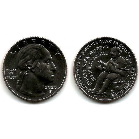 Estados Unidos de América. 2025(S). Quarter Dollar (SC) Stacey Park Milbern