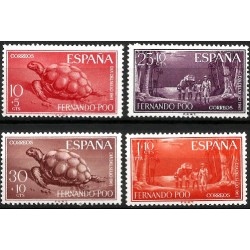 Fernando Poo. 1961. Serie Completa (Nuevo, con señal de fijasellos) Día del Sello