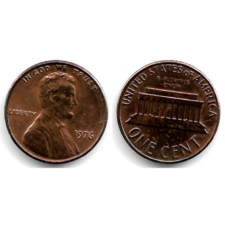 (201) Estados Unidos de América. 1976. 1 Cent (MBC)