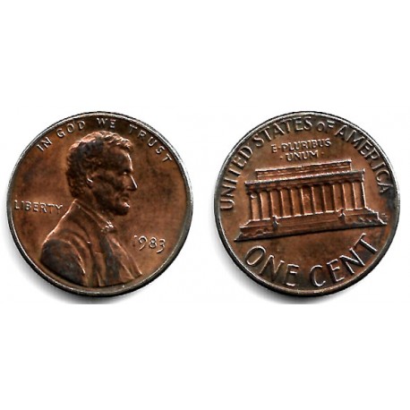 (201b) Estados Unidos de América. 1983. 1 Cent (MBC)