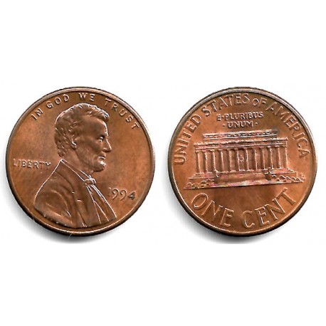 (201b) Estados Unidos de América. 1994. 1 Cent (EBC)