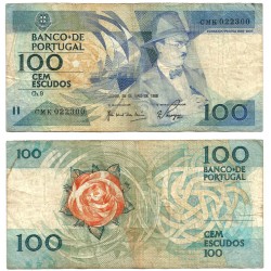 (179e) Portugal. 1988. 100 Escudos (BC)