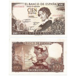 Estado Español. 1965. 100 Pesetas (EBC-) Serie J