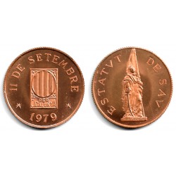 Medalla. Estatut de Sau. 1979. 11 de Septiembe (EBC+)