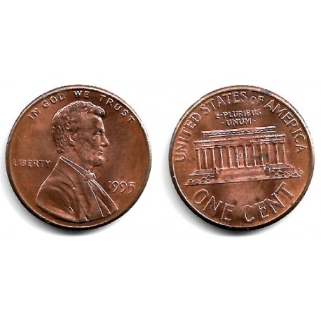 (201b) Estados Unidos de América. 1995. 1 Cent (EBC)