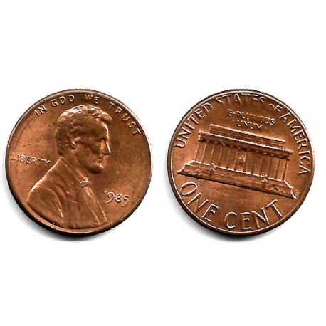 (201b) Estados Unidos de América. 1985. 1 Cent (MBC+)
