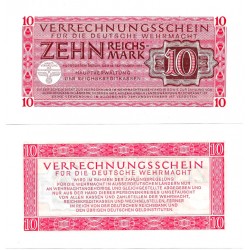 (M40) Alemania (III Reich). 1944. 10 Mark (SC)