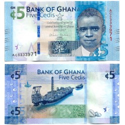 (43) Ghana. 2017. 5 Cedis (SC)