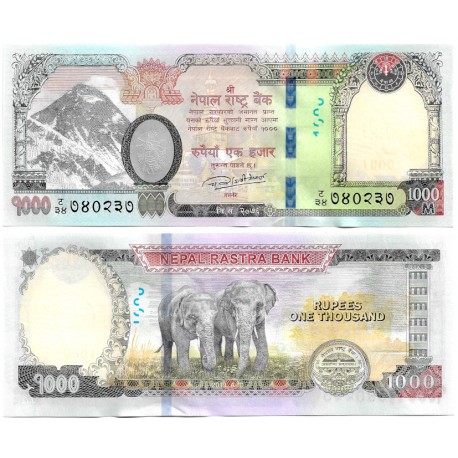 (W82) Nepal. 2019. 1000 Rupees (SC)