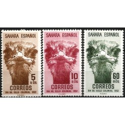 Sahara Español. 1952. Serie Completa (Nuevo, con señal de fijasellos) Día del Sello Colonial