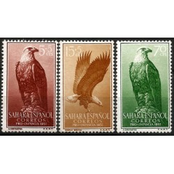 Sahara Española. 1957. Serie Completa (Nuevo, con señal de fijasellos) Pro Infancia