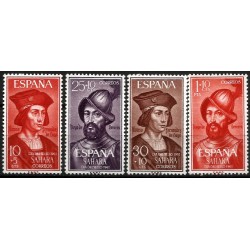 Sahara Español. 1961. Serie Completa (Nuevo, con señal de fijasellos) Día del Sello