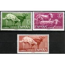 Sahara Español. 1962. Serie Completa (Nuevo, con señal de fijasellos) Día del Sello