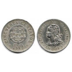 (69) Angola. 1928. 50 Centavos (MBC+)