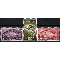 Sahara Español. 1963. Serie Completa (Nuevo, con señal de fijasellos) Día del Sello