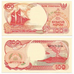 (127e) Indonesia. 1996. 100 Rupiah (SC)