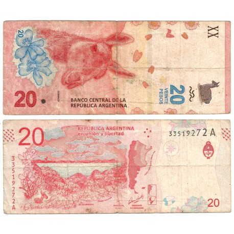 (361) Argentina. 2017. 20 Pesos (BC/BC-)