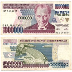 (209) Turquía. 1970. 1000000 Lira (MBC)