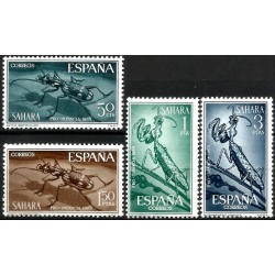 Sahara Español. 1965. Serie Completa (Nuevo, con señal de fijasellos) Pro Infancia