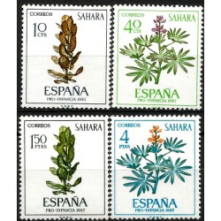 Sahara Español. 1967. Serie Completa (Nuevo, con señal de fijasellos) Pro Infancia