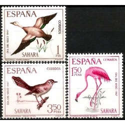 Sahara Español. 1967. Serie Completa (Nuevo, con señal de fijasellos) Día del Sello