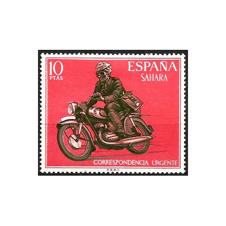 Sahara Español. 1971. 10 Pesetas (Nuevo, con señal de fijasellos) Correspondencia Urgente