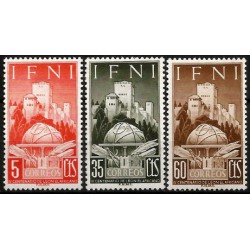 Sidi Ifni. 1952. Serie Completa (Nuevo, con señal de fijasellos) Centenario de León el Africano