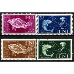 Sidi Ifni. 1953. Serie Completa (Nuevo, con señal de fijasellos) Día del Sello Colonial
