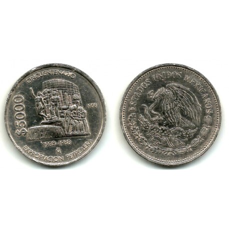 (531) Estados Unidos Mexicanos. 1988. 5000 Pesos (MBC-)