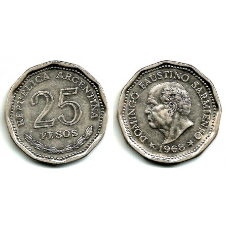 (63) Argentina. 1968. 25 Pesos (EBC)