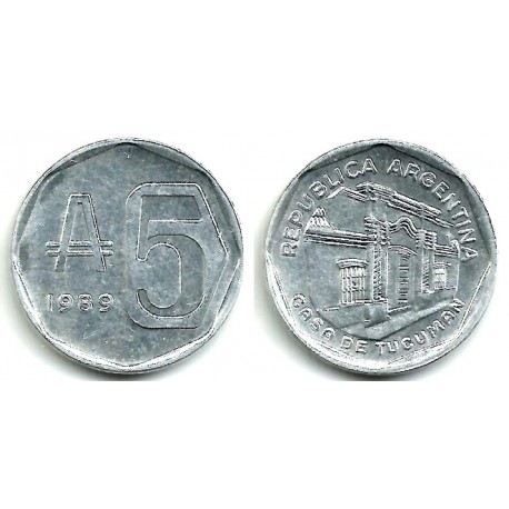 (101) Argentina. 1989. 5 Australes (SC-)
