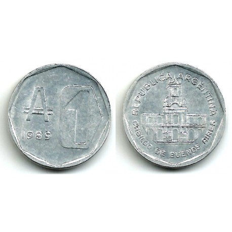 (100) Argentina. 1989. 1 Austral (MBC)