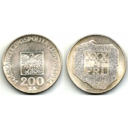 (Y72) Polonia. 1974. 200 Zlotych (EBC+) (Plata)