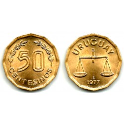 (68) Uruguay. 1977. 50 Centesimos (EBC+)