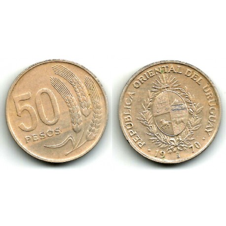 (57) Uruguay. 1970. 50 Pesos (MBC-)