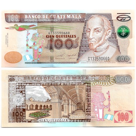 (126) Guatemala. 2022. 100 Quetzales (SC)