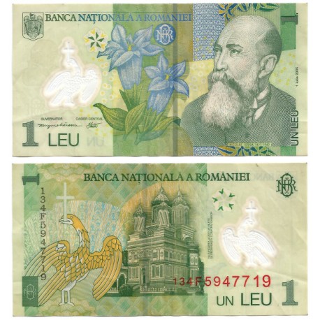 (117h) Rumanía. 2013. 1 Leu (BC)