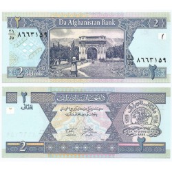 (65a) Afganistán. 2002. 2 Afghanis (SC)