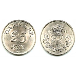 (842.2) Dinamarca. 1958. 25 Ore (MBC+)