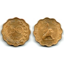 (28) Paraguay. 1953. 50 Céntimos (MBC)