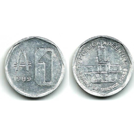 (100) Argentina. 1989. 1 Austral (EBC)