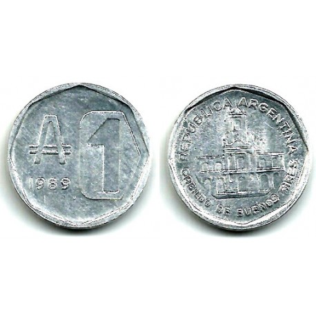 (100) Argentina. 1989. 1 Austral (EBC)