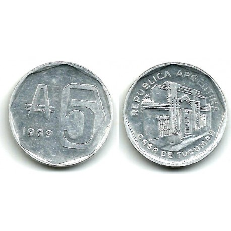 (101) Argentina. 1989. 5 Australes (SC-)