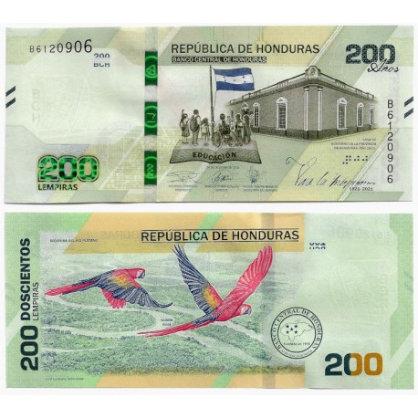 (W105) Honduras. 2022. 200 Lempiras (SC)
