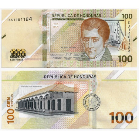 (W112) Honduras. 2022. 100 Lempiras (SC)
